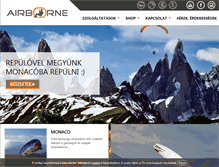 Tablet Screenshot of airborneclub.hu